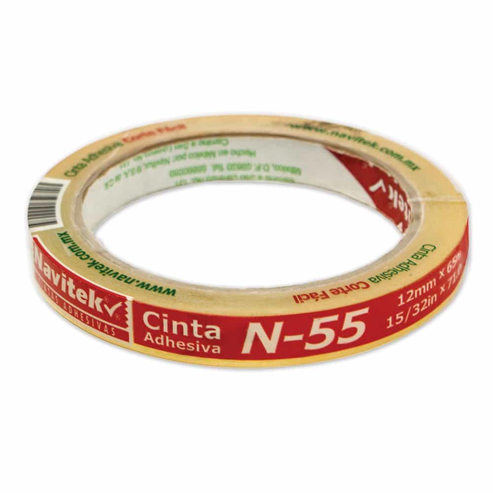CINTA Adhesiva NAVITEK N55 CORTE FACIL 12X65 mm 80551206500 PZAS/ CAJA 144 Piezas por caja - Código: 8055-12065-00 | Compra en Guadalajara