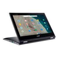 Acer - Chromebook Spin 511 - R752TN-C7Y8 - Intel Celeron 4020 1.1 a 2.8Ghz - 4GB 1x4GB DDR4 no expandible - 32GB eMMC Google Drive - 11.6 HD 1366x768 multi-touch incuye stylus Wacom - WiFi DualBand MU-MIMO 2x2 BT 5.0 WebCam HD y HDR - 2 USB 3.1 2 USB-C 3.1 - Estándar militar MIL-STD-810G - Sistema Operativo Chrome OS - Garantía 1 Año - Negro - Código: NX.PAQ-756XAL.001 | Compra en Guadalajara
