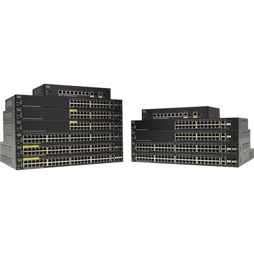 SG350-10SFP-K9-NA SWITCH 10-puertos-gigabit-sfp UPC 0882658997068 - SG350-10SFP-K9-NA