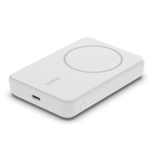 Belkin - Cargador portátil - 5000 mAh - 7.5 vatios - blanco - Belkin