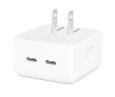 ADAPTADOR DE CORRIENTE COMPACTO  DE 35W CON DOS PUERTOS USB-C - Código: MNWM3AM/A | Compra en Guadalajara
