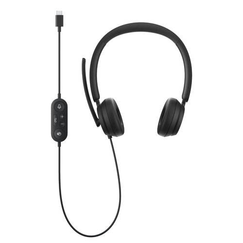 Microsoft Modern Usb Headset  Auricular  En Oreja  Cableado  Usb  Negro  Comercial  Certificado Para Equipos De Microsoft - 8JN-00001