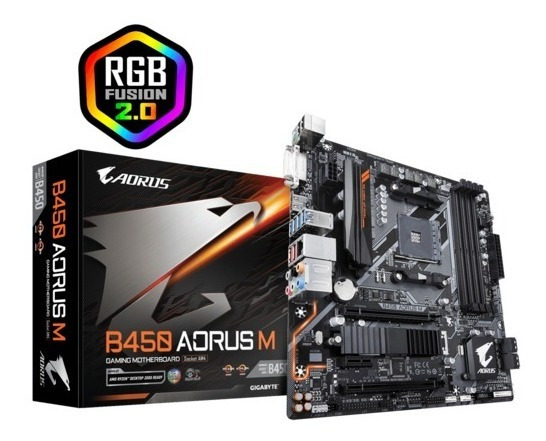 Gigabyte Tarjeta Madre Gigabyte B450 Aorus M  Procesador Cpu Amd 4750G Ncleo 8 Core 36Ghz - KITB450AM+4750