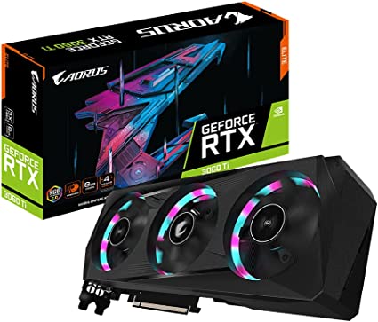 Gigabyte  Aorus Geforce Rtx 3060 Ti Elite 8G  Pci Express 40 X16  Nvidia Geforce Rtx 3060 Ti  8 Gb  Gddr6 Sdram - N306TAORUSE-8GDR2