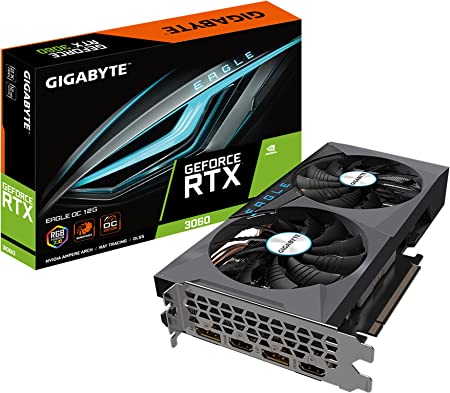 Gigabyte  GvN3060Eagle Oc12Gd  Pci Express 40 X16  Nvidia  Nvidia Geforce Rtx 3060  12 Gb  Gddr6 Sdram  Displayport  Hdmi - GV-N3060EAGLEOC-12GD