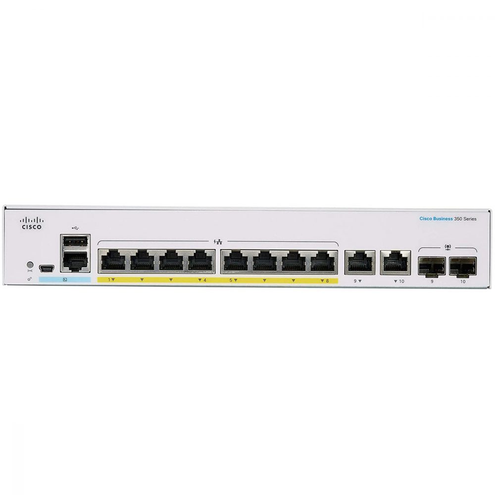 CBS350 MANAGED 8-PORT GE FULL poe-2x1g-combo UPC - CBS350-8FP-2G-NA