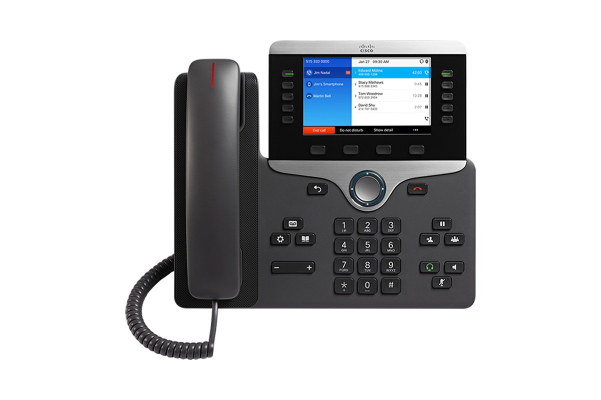 Accesorios De Redes CISCO CP-8851-K9 Teléfono CP-8851-K9 Cisco Teléfono IP Con Pantalla Gráfica - Código: CP-8851-K9= | Compra en Guadalajara
