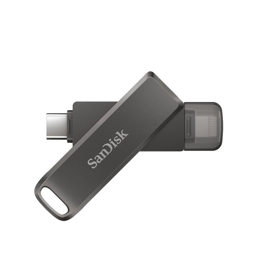 Memoria USB SanDisk iXpand Flash Drive Luxe 64GB USB-C 3.1 Gen 1 Color Negro para iPhone y iPad SDIX70N-064G-GN6NN SDIX70N-064G-GN6NN - Código: SDIX70N-064G-GN6NN | Compra en Guadalajara
