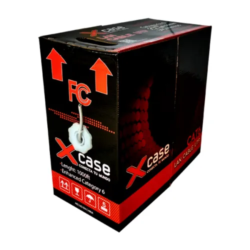 BOBINA XCASE CABLE 305 MTS UTP CAT 6 GRIS ACCCABLE21S - Código: ACCCABLE21S | Compra en Guadalajara