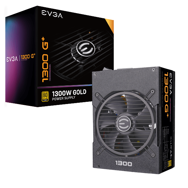 FUENTE DE PODER EVGA SUPERNOVA  1300W G PLUS 80 PLUS GOLD FULL MODU - Código: 220-GP-1300-X1 | Compra en Guadalajara