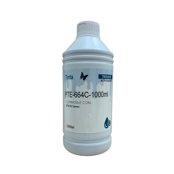 Cartuchos de tinta EPSON Compatible PTE664C 664C100ml Color Cian - Código: PTE-664C | Compra en Guadalajara