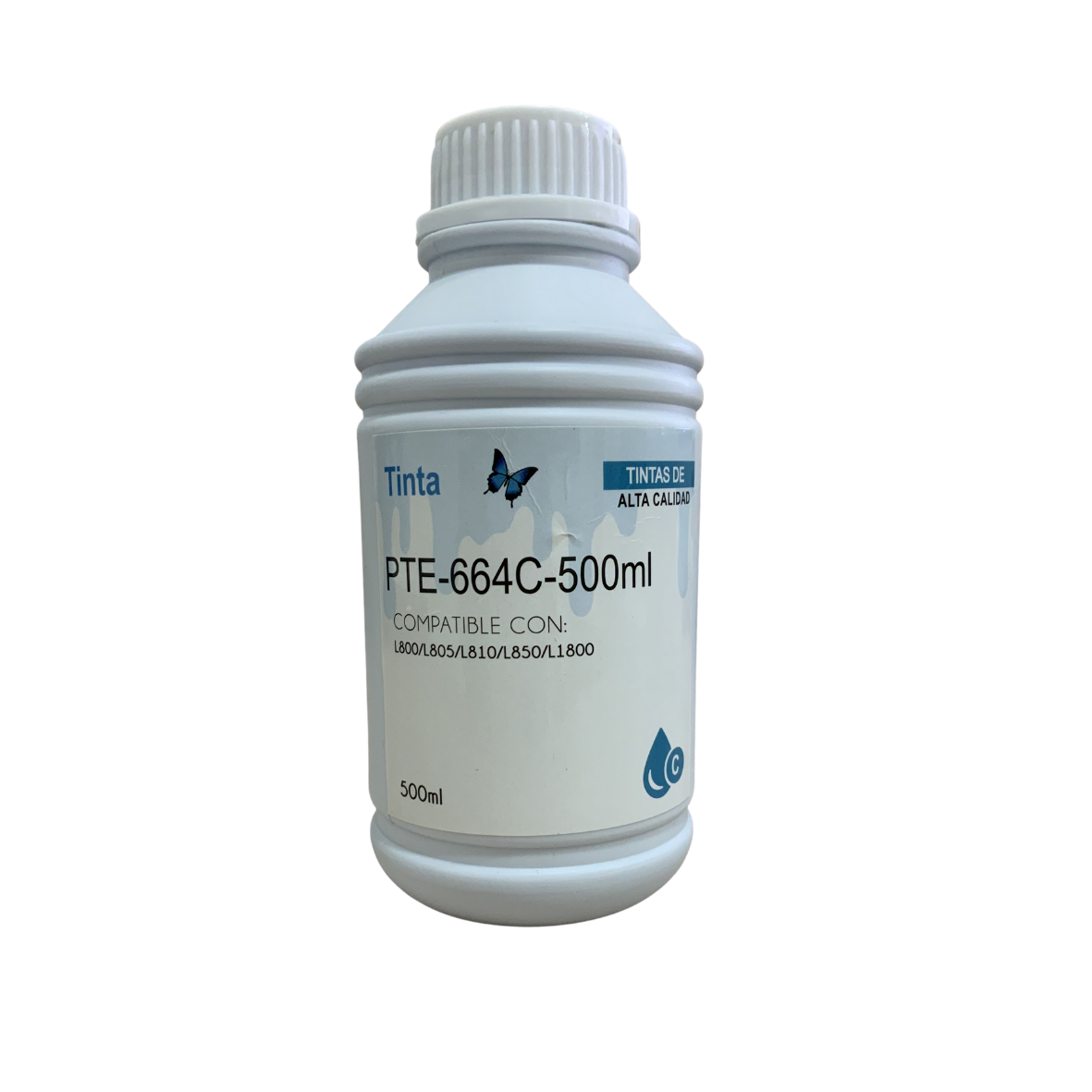 Cartuchos de tinta EPSON PTE664C500ml 664C500ml Color Cian para Impresoras EPSON Alta Calidad y Rendimiento - Código: PTE-664C-500ml | Compra en Guadalajara