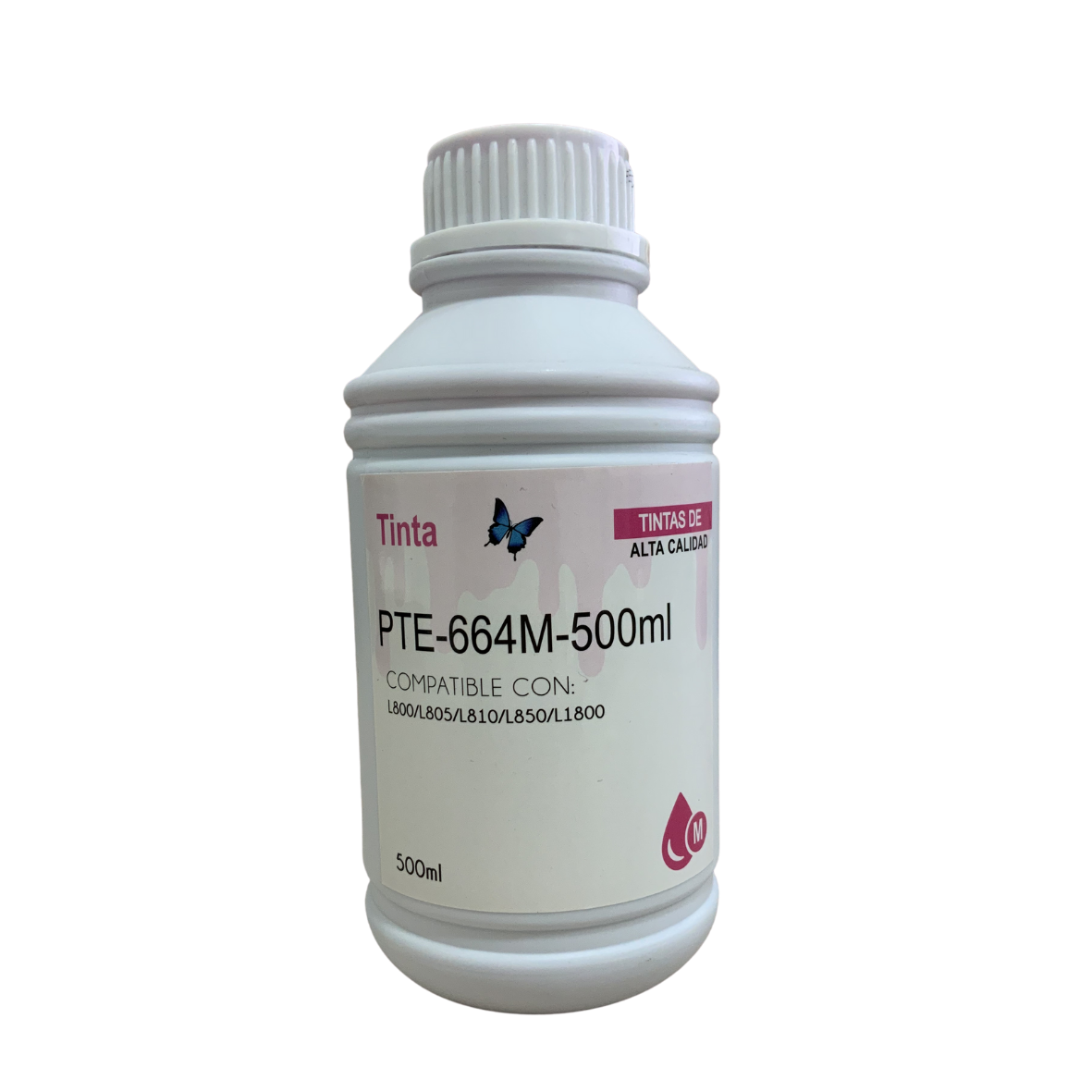 Cartuchos de tinta EPSON PTE664M500ml 664M500ml Color Magenta para Impresoras EPSON Alta Calidad y Rendimiento - Código: PTE-664M-500ml | Compra en Guadalajara