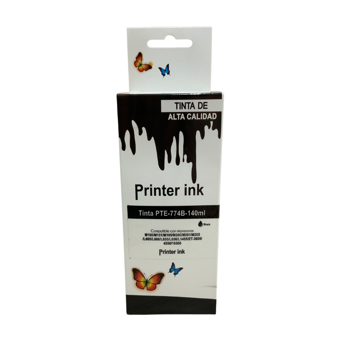 Tóner Compatible EPSON PTE774B140ml 774B140ml Color Negro Compatible - Código: PTE-774B-140ml | Compra en Guadalajara