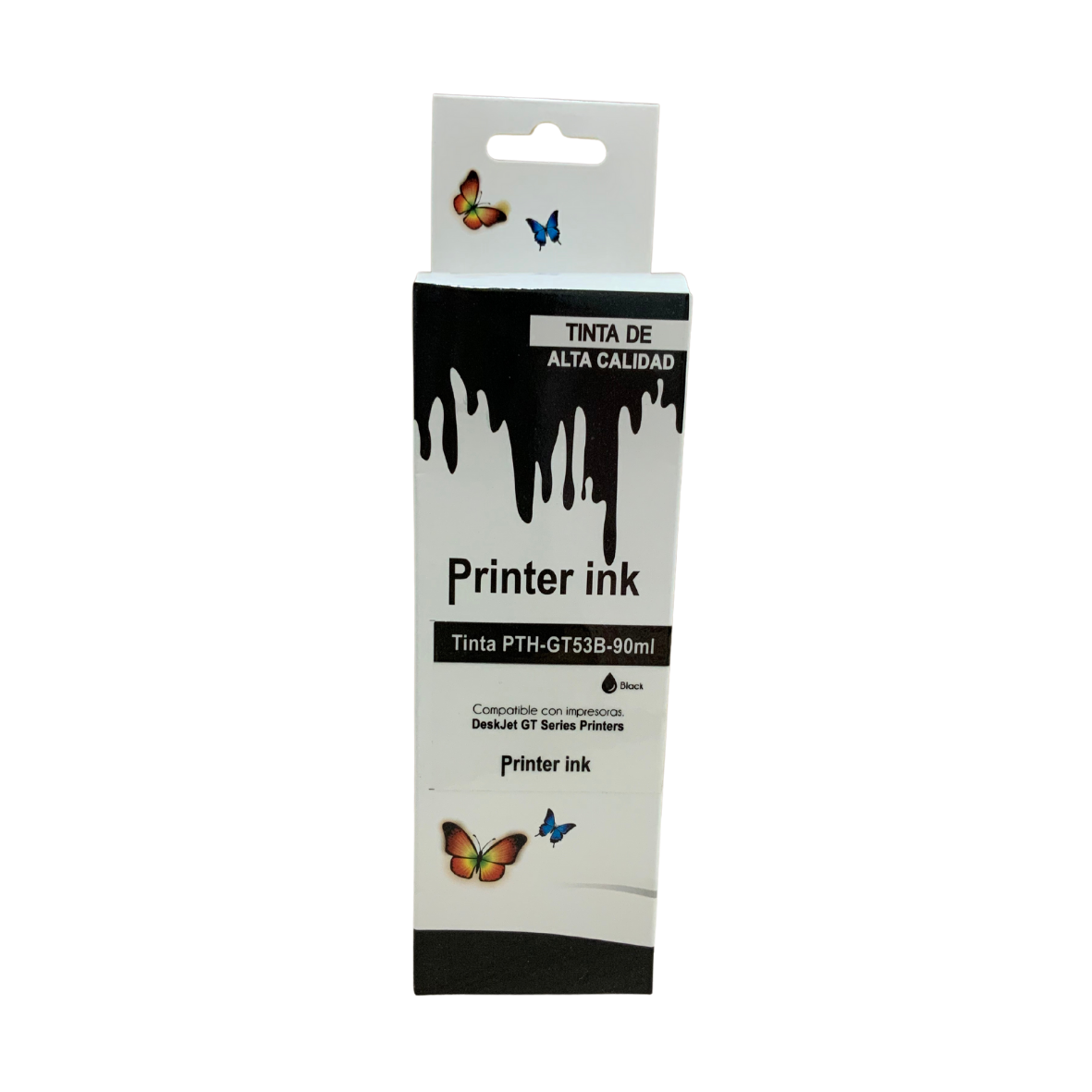 Cartuchos de tinta HP Compatible PTHGT53B90ML GT53B90ml Color Negro - Código: PTH-GT53B-90ML | Compra en Guadalajara