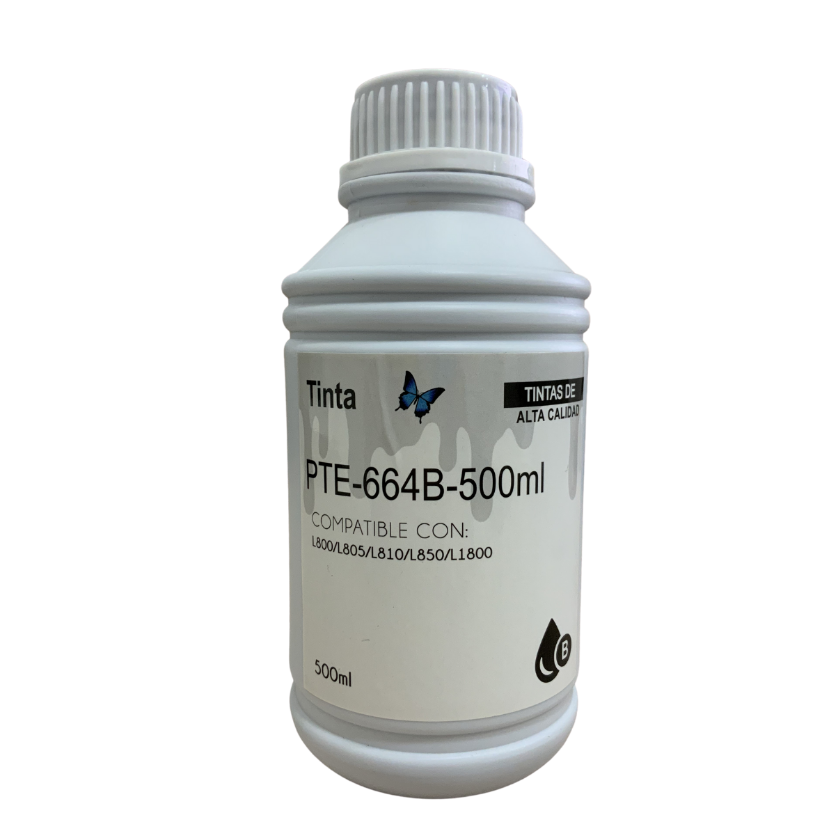 Cartuchos de tinta EPSON PTE664B500ml 664B500ml Color Negro para Impresoras EPSON Alta Calidad y Rendimiento - Código: PTE-664B-500ml | Compra en Guadalajara