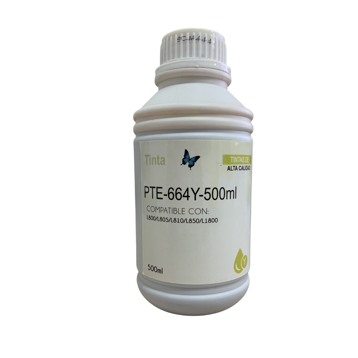 Cartuchos de tinta EPSON PTE664Y500ml 664Y500ml Color Amarillo para Impresoras EPSON Alta Calidad y Rendimiento - Código: PTE-664Y-500ml | Compra en Guadalajara