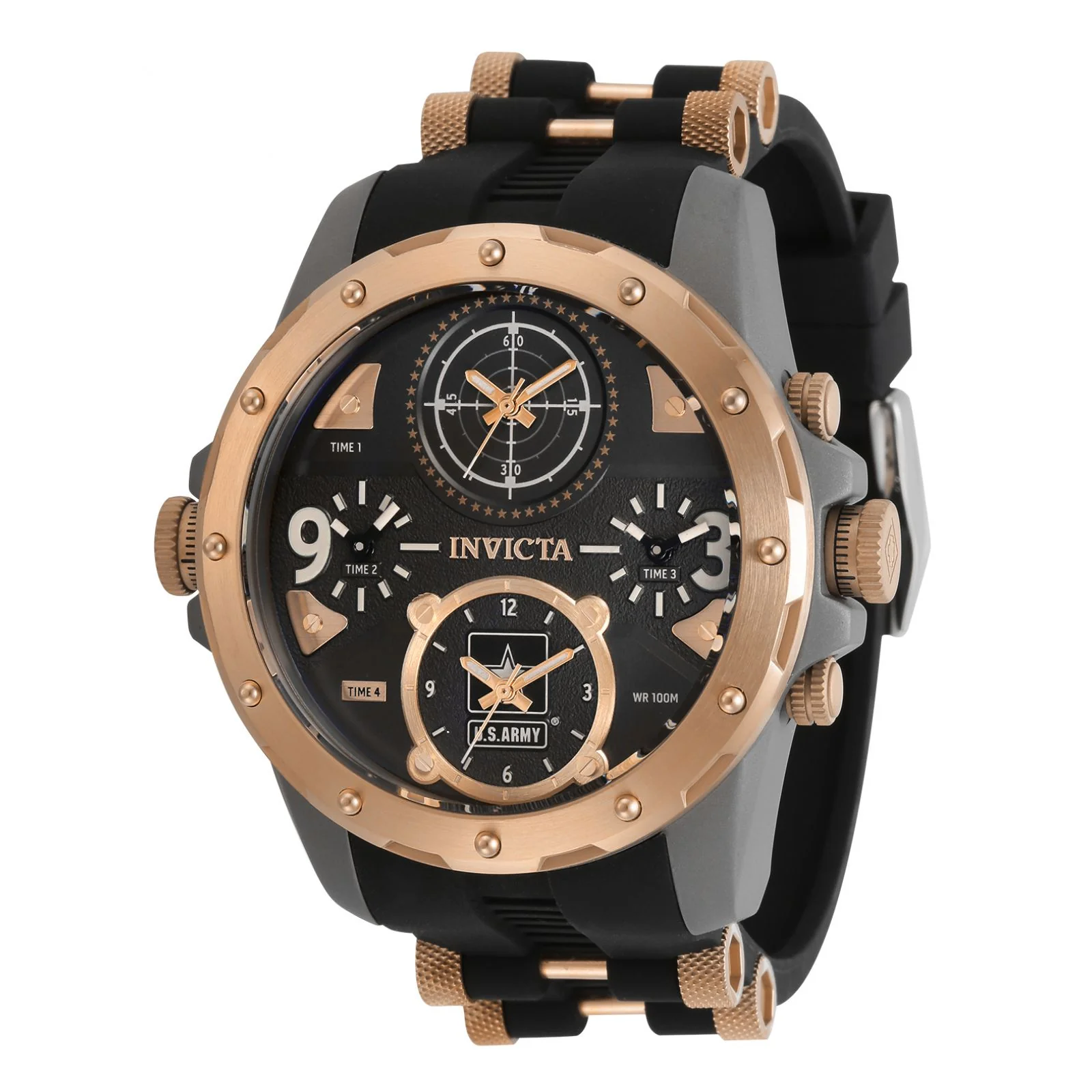 INVICTA U.S. Army Men 50mm Titanium Steel BlackRose - Código: 886678377114 | Compra en Guadalajara
