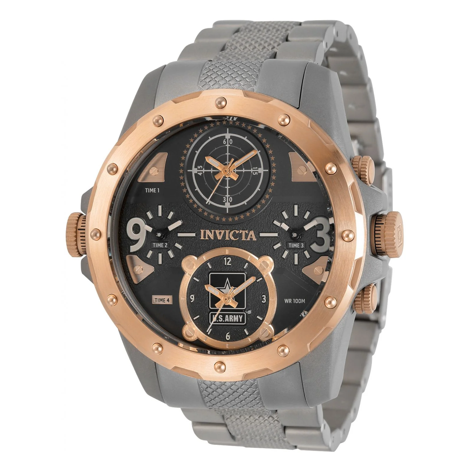 INVICTA U.S. Army Men 50mm Titanium Steel BlackRose - Código: 886678377145 | Compra en Guadalajara