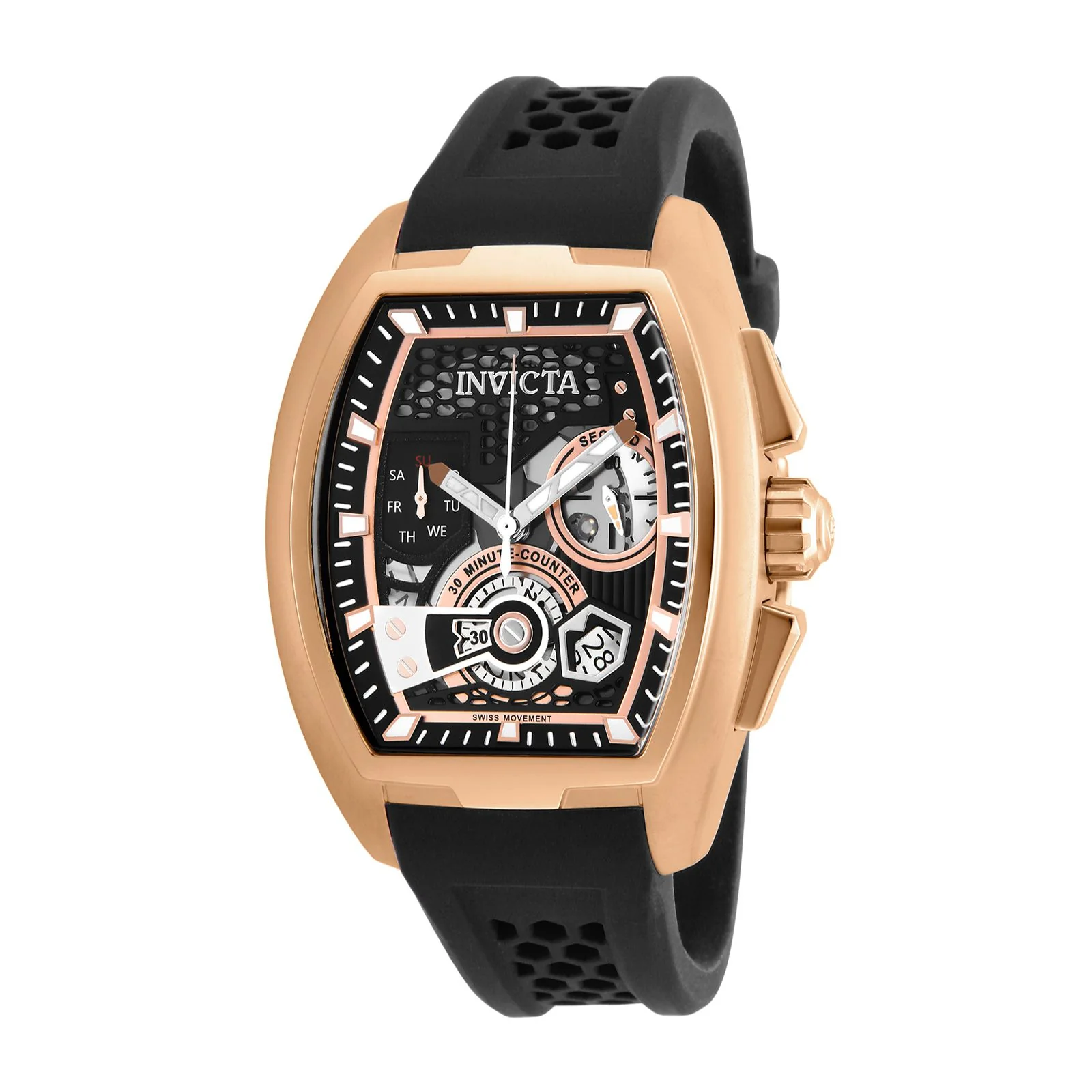 INVICTA S1 Rally Men 42mm Stainless Steel Rose Gold BlackRo - Código: 886678318322 | Compra en Guadalajara