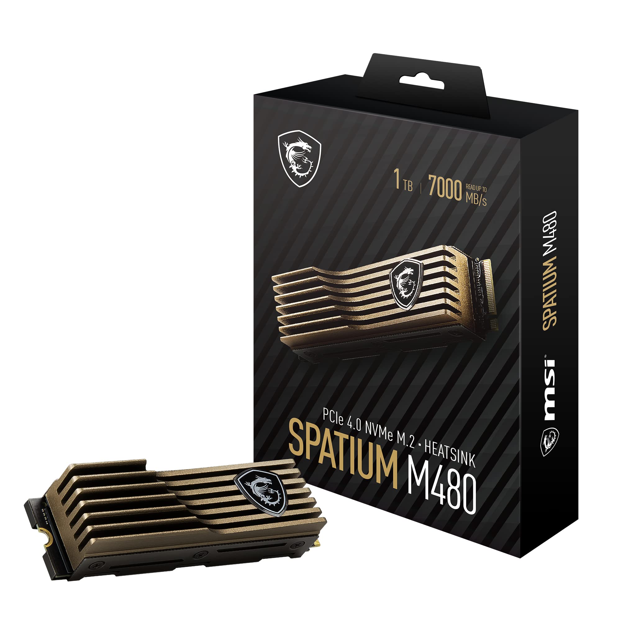 SSD MSI SPATIUM M480 1TB PCIe 40 NVMe M2 HS SPATIUM M480 1TB PCIE 4.0 NVME M.2 HS - Msi