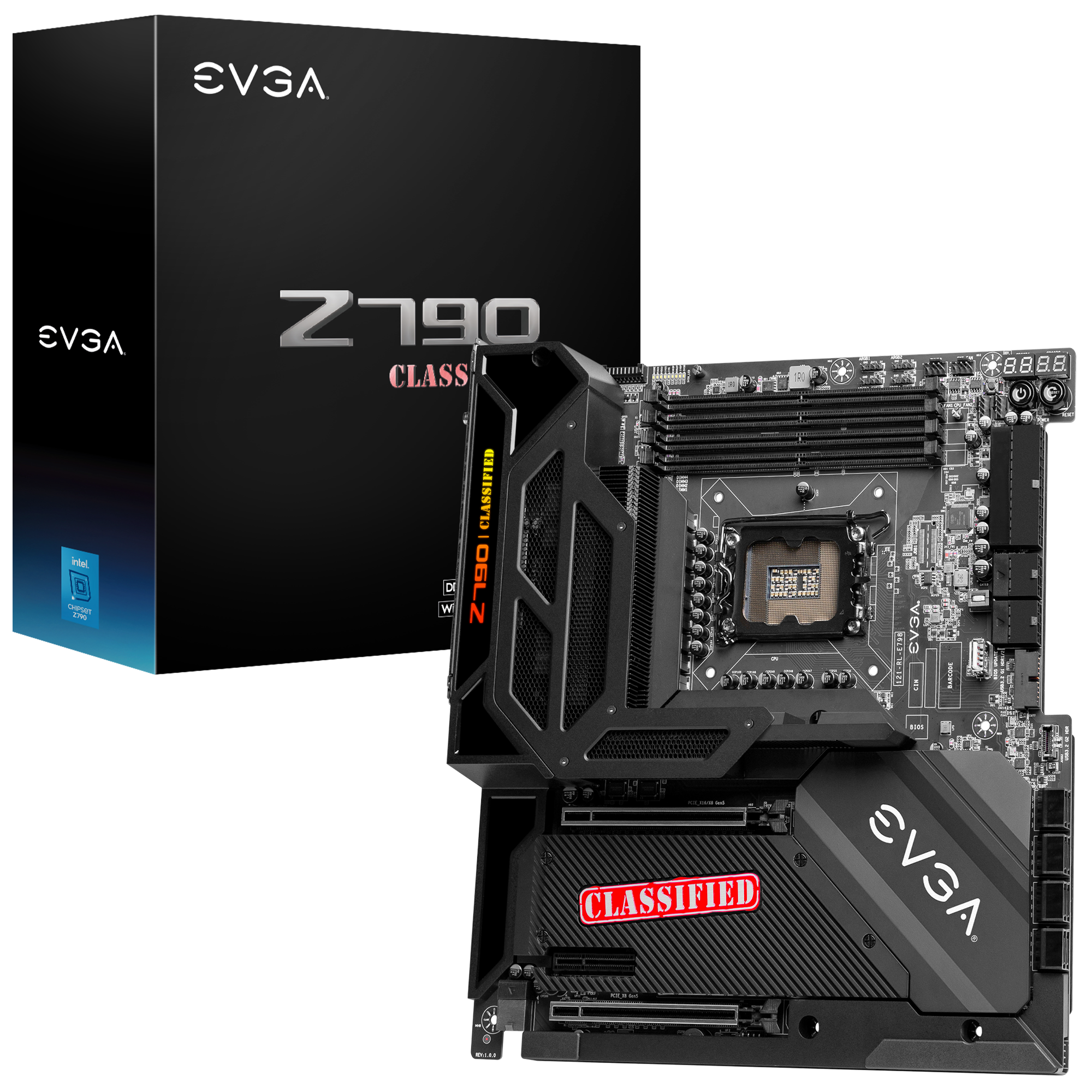 MB EVGA Z790 1700 EATX 121-RL-E798-KR - Código: 121-RL-E798-KR | Compra en Guadalajara