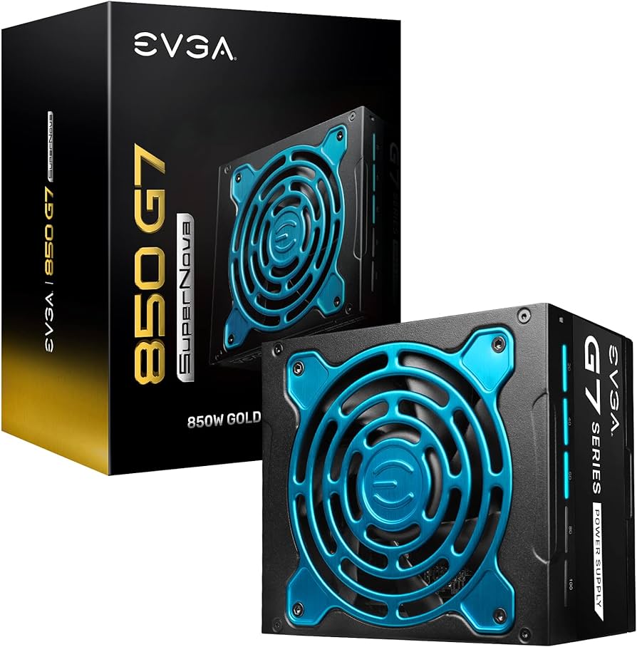 PSU EVGA SUPERNOVA 850W G7 80 PLUS GOLD FULL MODULAR 220-G7-0850-X1 - Código: 220-G7-0850-X1 | Compra en Guadalajara