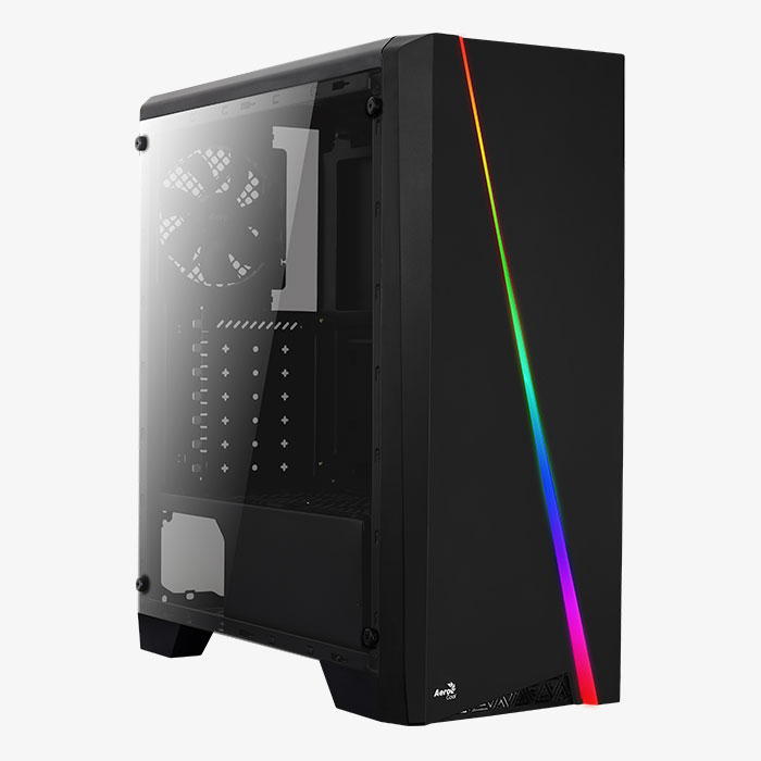 GAB AEROCOOL CYLON CRIST TEMPLADO BLANCO RGB ATX 4718009152342 - Código: 4718009152342 | Compra en Guadalajara