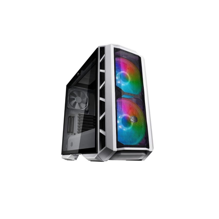 GABINETE COOLER MASTER MASTERCASE H500P MESH WHITE ARGB MEDIA TORRE BLANCO VENTILADORES DUALES 200MM - Cooler Master