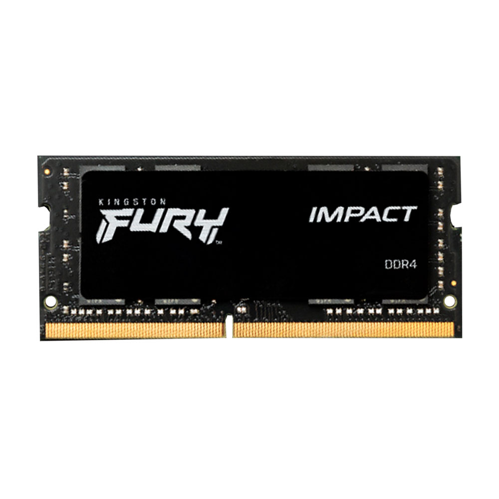 Memoria Ram Sodimm Kingston Fury Impact Retail 8Gb Ddr4 2666Mhz Cl15 Negro Kf426S15Ib 8R - KF426S15IB/8R