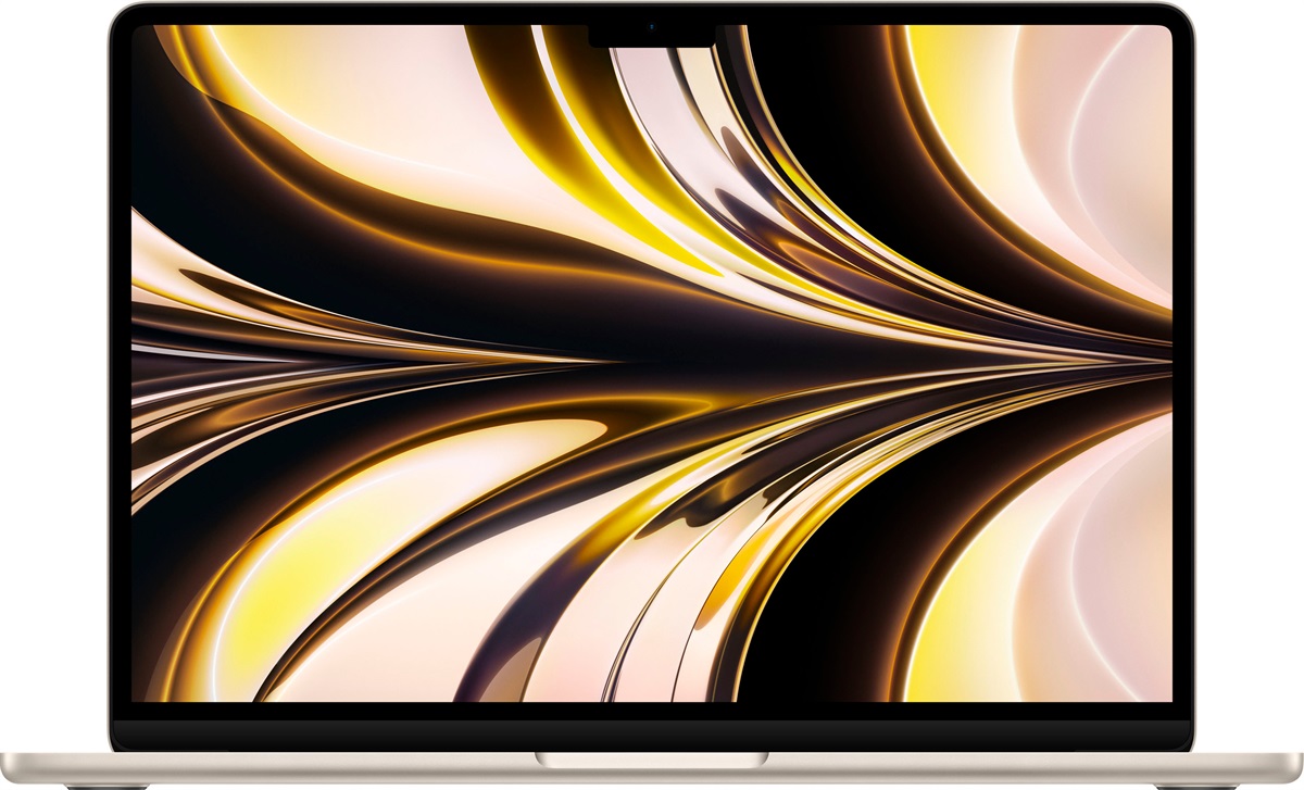 13 MACBOOK AIR M2 CHIP 8N CPU  8N GPU 256GB 8GB RAM BLANCO ESTELA - Código: MLY13E/A | Compra en Guadalajara