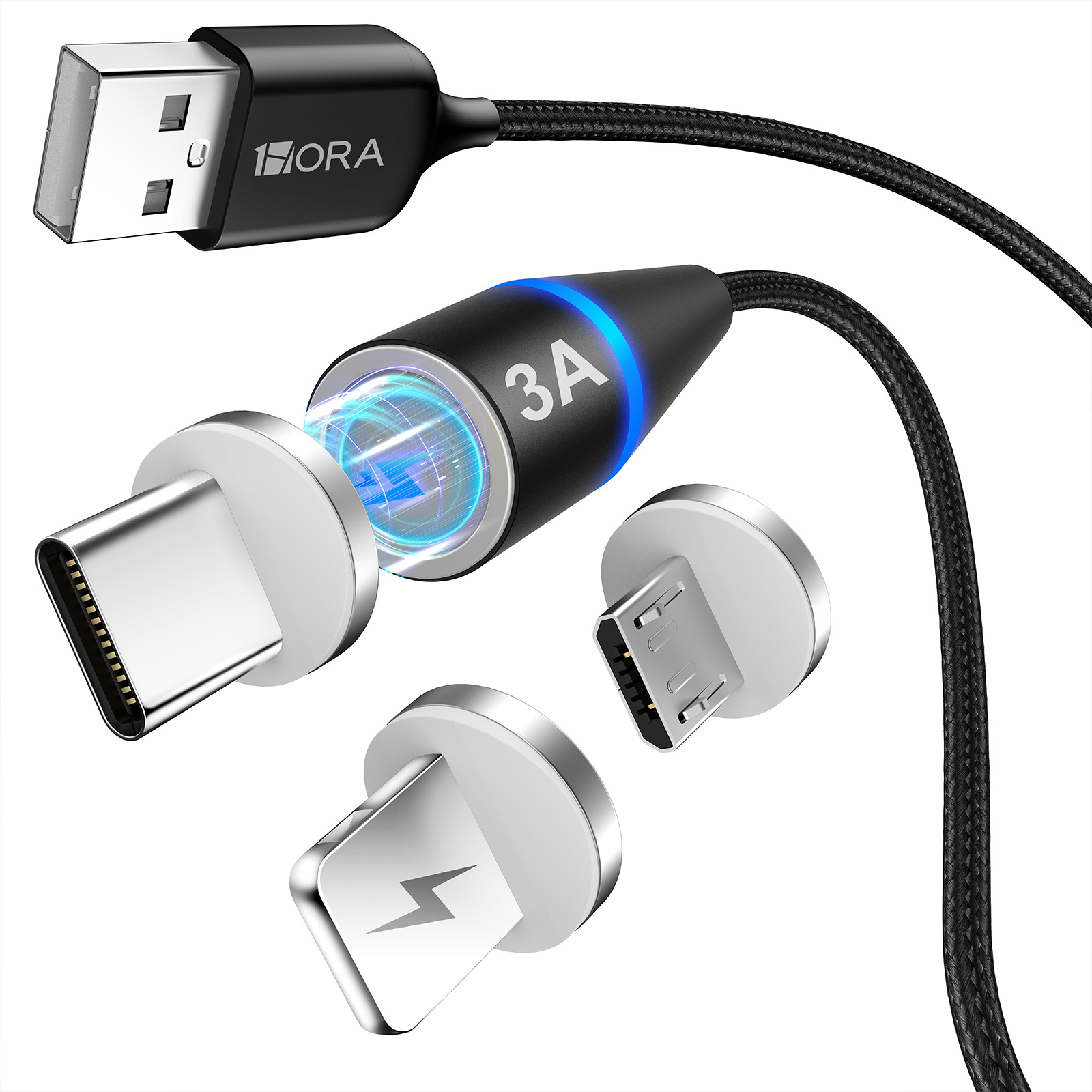 CABLE 1M 3A C A C NEGRO copia CAB253N - Código: CAB253N | Compra en Guadalajara