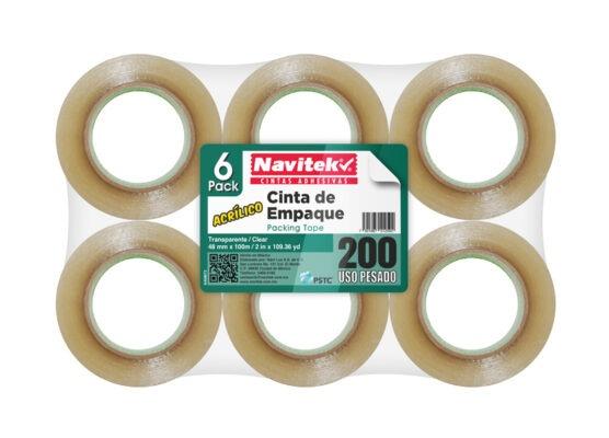 CINTA PARA EMPAQUE MOD250 ADHES ACRILICO / COLOR CORE VERDE Navitek 200 Uso Pesado CANELA NATURAL y BLANCO 48X150 mm 925048150 PZAS/ CAJA 36 Piezas por caja - Código: 9250-48150 | Compra en Guadalajara