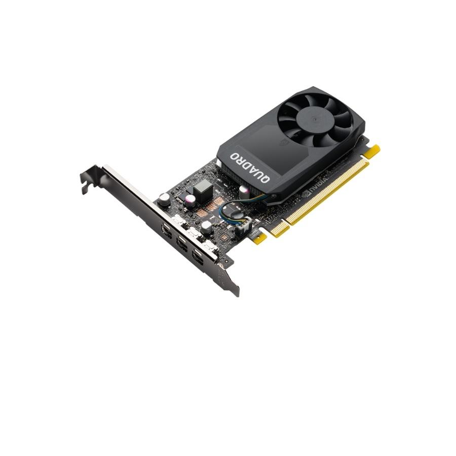 NVIDIA Quadro P400 - Tarjeta gráfica - Quadro P400 - 2 GB GDDR5 - PCIe 3.0 x16 perfil bajo - 3 x Mini DisplayPort - adaptadores incluidos - Pny