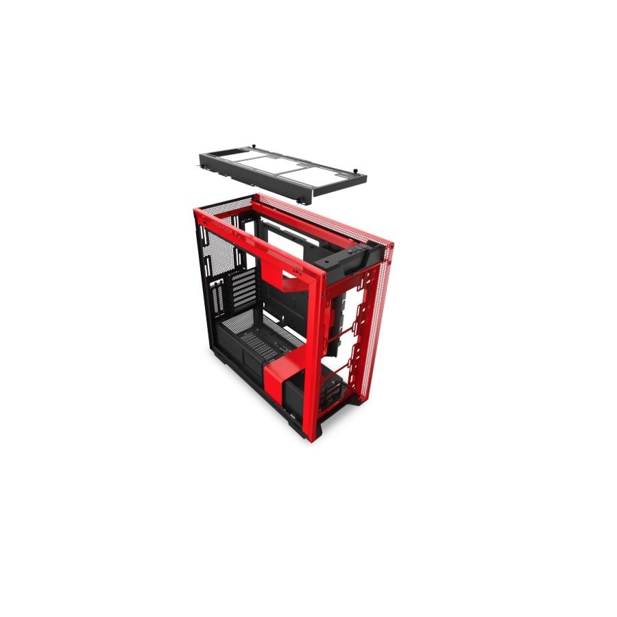 GAB NZXT H710i NEGRO/ROJO EATX CA-H710I-BR - Código: CA-H710I-BR | Compra en Guadalajara