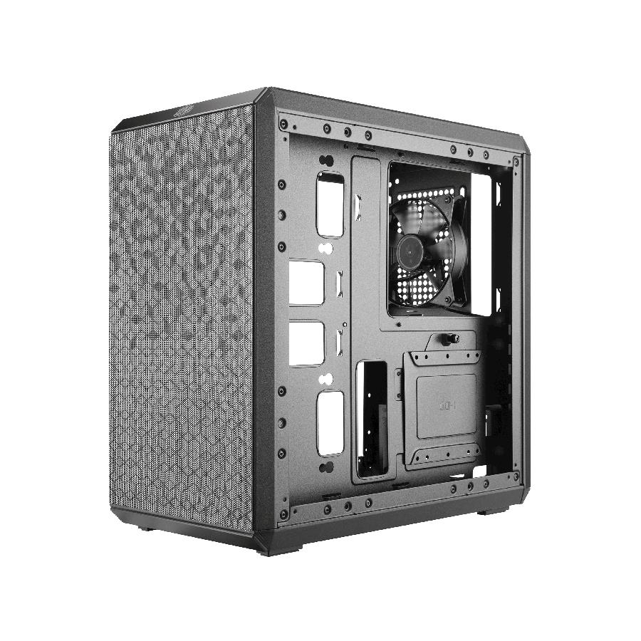 Cooler Master MasterBox Q300L - Torre - micro ATX - panel lateral con ventana acrílico - sin fuente de alimentación ATX / PS/2 - negro - USB/Audio - Cooler Master
