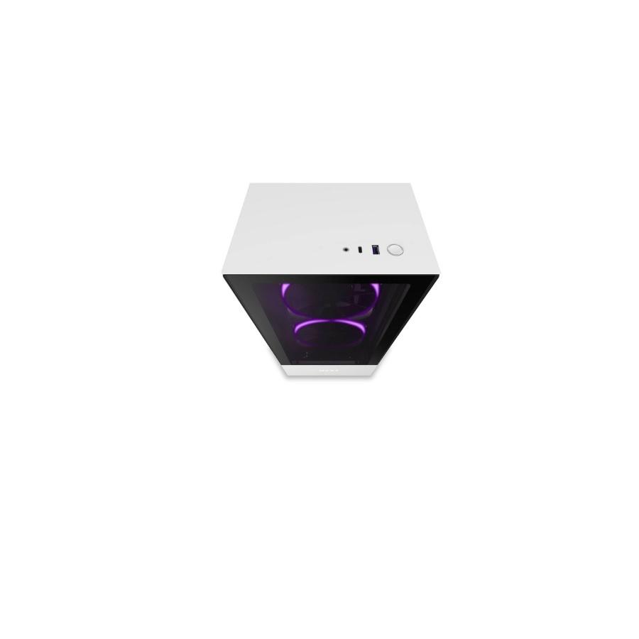 GAB NZXT H510 ELITE COMPACT BLANCO ATX CA-H510E-W1 - Nzxt