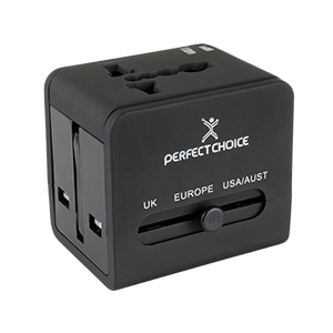 ADAPTADOR DE CONECTORES PARA  VIAJE CON SALIDA USB DUAL - Código: PC-240341 | Compra en Guadalajara