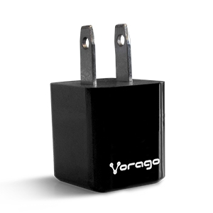 Cargador Vorago AU-105 para Pared con Puerto USB Color Negro Blister AU-105-V2-BK - Código: AU-105-V2-BK | Compra en Guadalajara