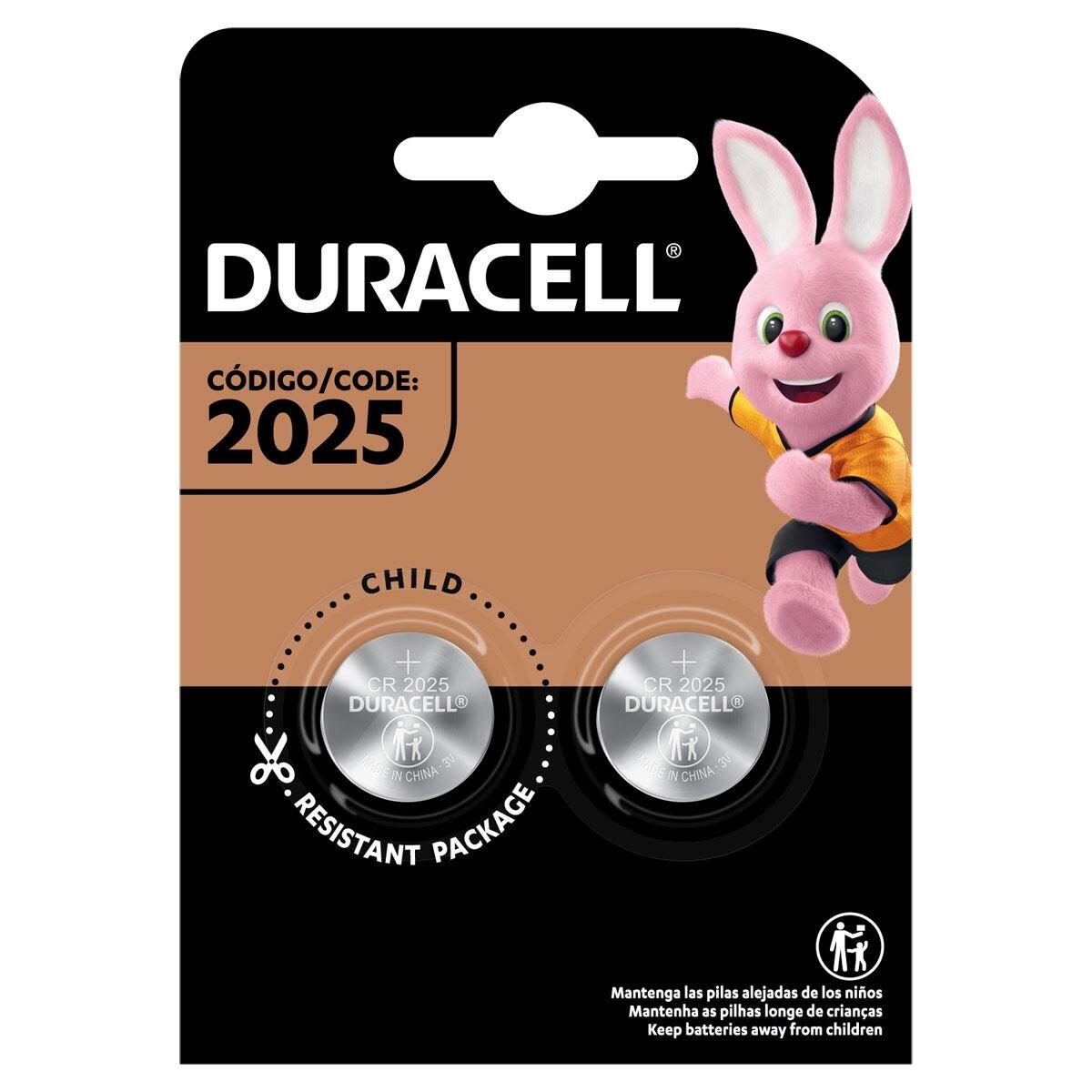 Pila De Botn Cr2025 Blister C2 Pilas, 41333038209 - DURACELL