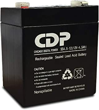 CDP SLB 12-4.5 BATERIA DE PLOMO ACIDO SECA SELLADA 12VDC-4A 12V 4.5AH - Código: 12V 4.5AH | Compra en Guadalajara
