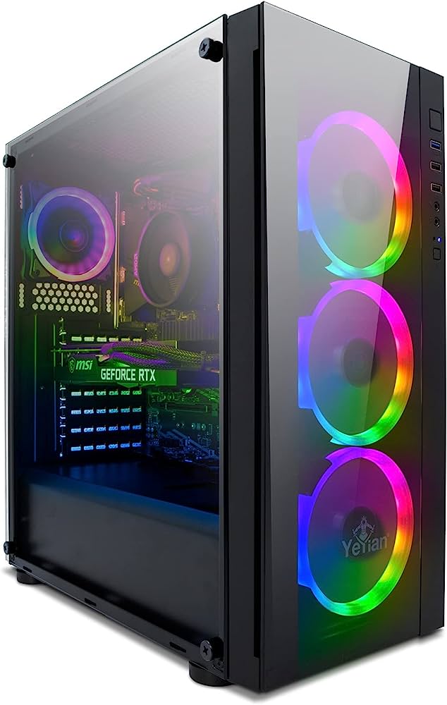 Pc De Escritorio Gaming Yeyian YPB-KAT-R02 YEYIAN GAMING PC KATANA R02 RYZEN 5 5600X 16GB DDR4 1TB SSD NVME RTX 3070 FUENTE 600W 80 GLOD 4 VENTILADORES RGB WIN 10 HOME YPB-KAT-R02 - Código: YPB-KAT-R02 | Compra en Guadalajara