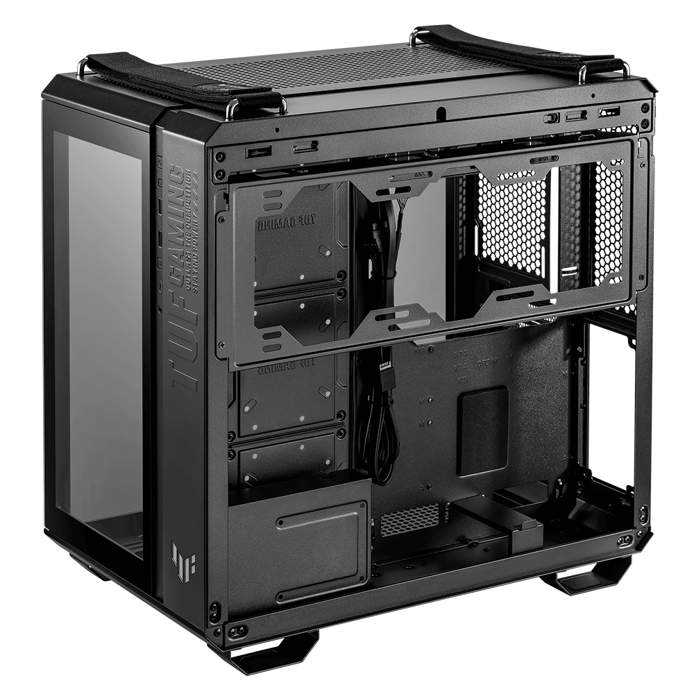 EDGABINETE ASUS GT502/BLK/TG// M-ATX/ATX/MITX BLACK - Código: GT502/BLK/TG//(ED) | Compra en Guadalajara
