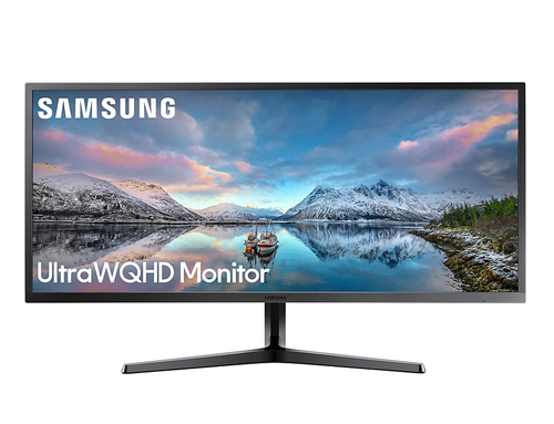 Samsung S34J550Wql  Sj55W Series  Monitor Led  34 341 Visible  3440 X 1440 Uwqhd  75 Hz  Va  300 CdM  30001  4 Ms  2Xhdmi Displayport  Gris OscuroAzul - LS34J550WQLXZX