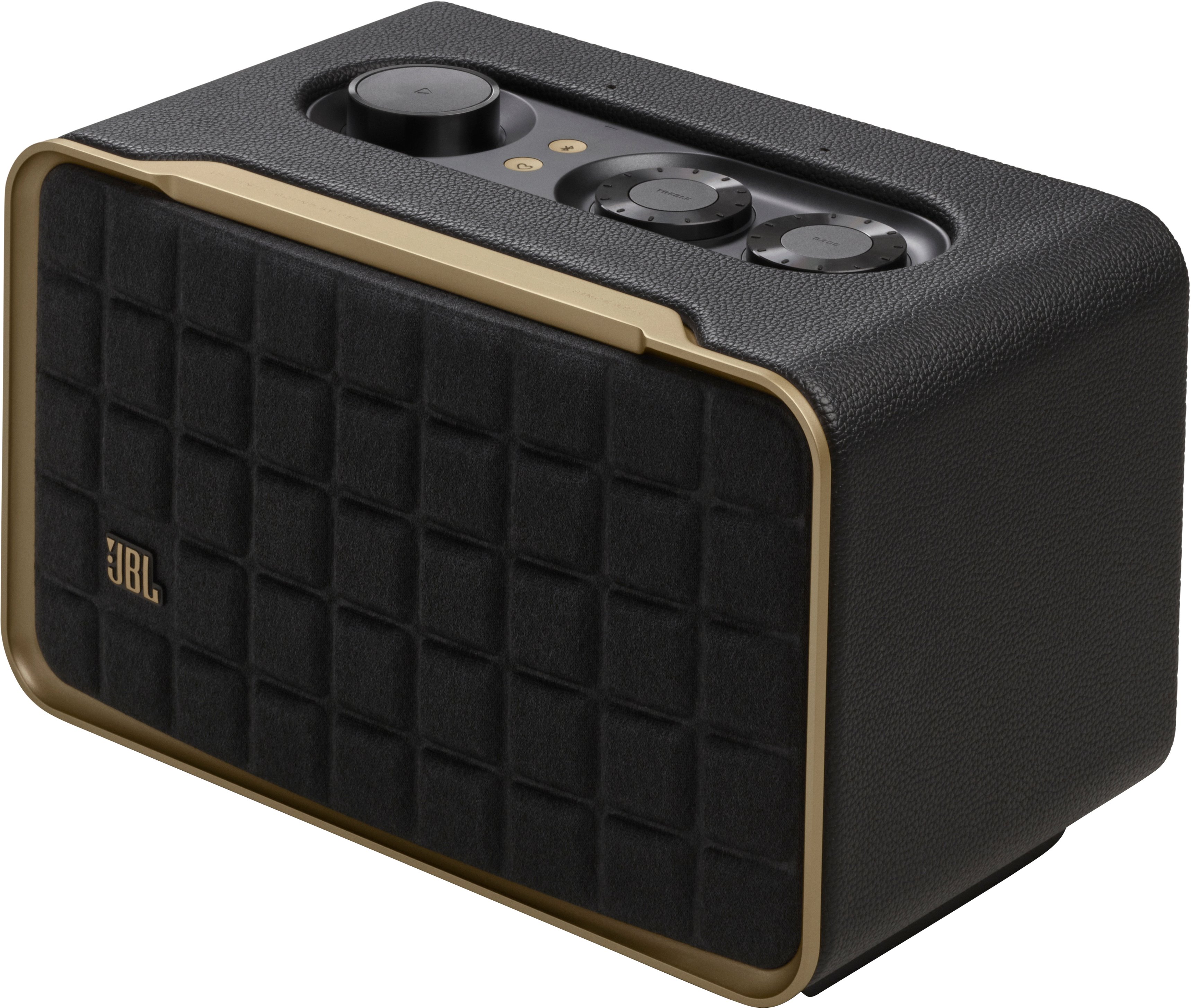 JBL Authentics 200 - Altavoz inteligente - para uso portátil - canal 2.0 - Bluetooth Wi-Fi 6 - controlado por aplicación - 2 vías - negro - Código: JBLAUTH200BLKAM | Compra en Guadalajara