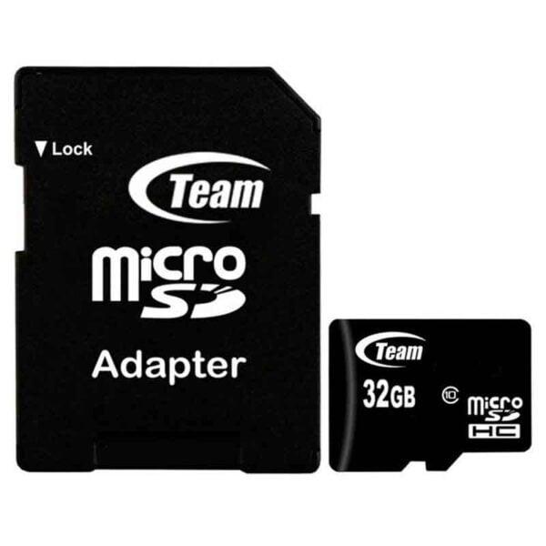 MEMORIA MICRO SD TEAMGROUP HC 32GB CL10 U1 100MBS CON ADAPTADOR NEGRO TUSDH32GCL10U03 - Código: TUSDH32GCL10U03 | Compra en Guadalajara