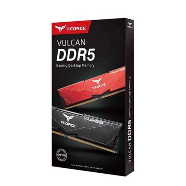 MEMORIA RAM DIMM TEAMGROUP TFORCE VULCAN 32GB 16GBX2 DDR5 52 FLRD532G5200HC40CDC01 - Código: FLRD532G5200HC40CDC01 | Compra en Guadalajara