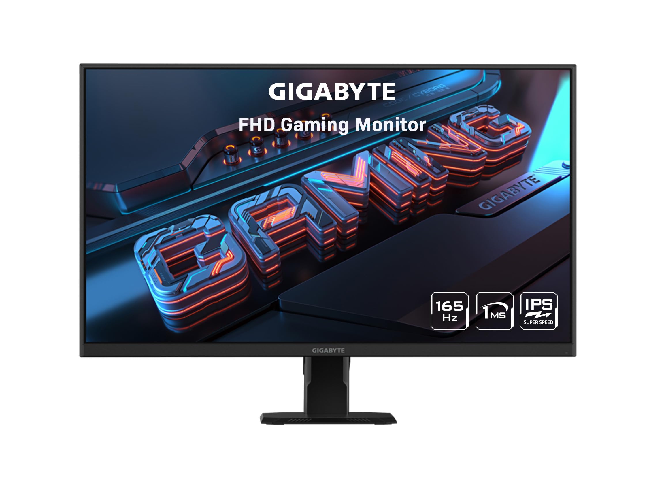 MONITOR GIGABYTE 27P HDR FHD 1920X1080 165HZ OC 170HZ 1MS MPRT IPS ERGONOMICO FREESYNC DP GS27F US - Código: GS27F US | Compra en Guadalajara