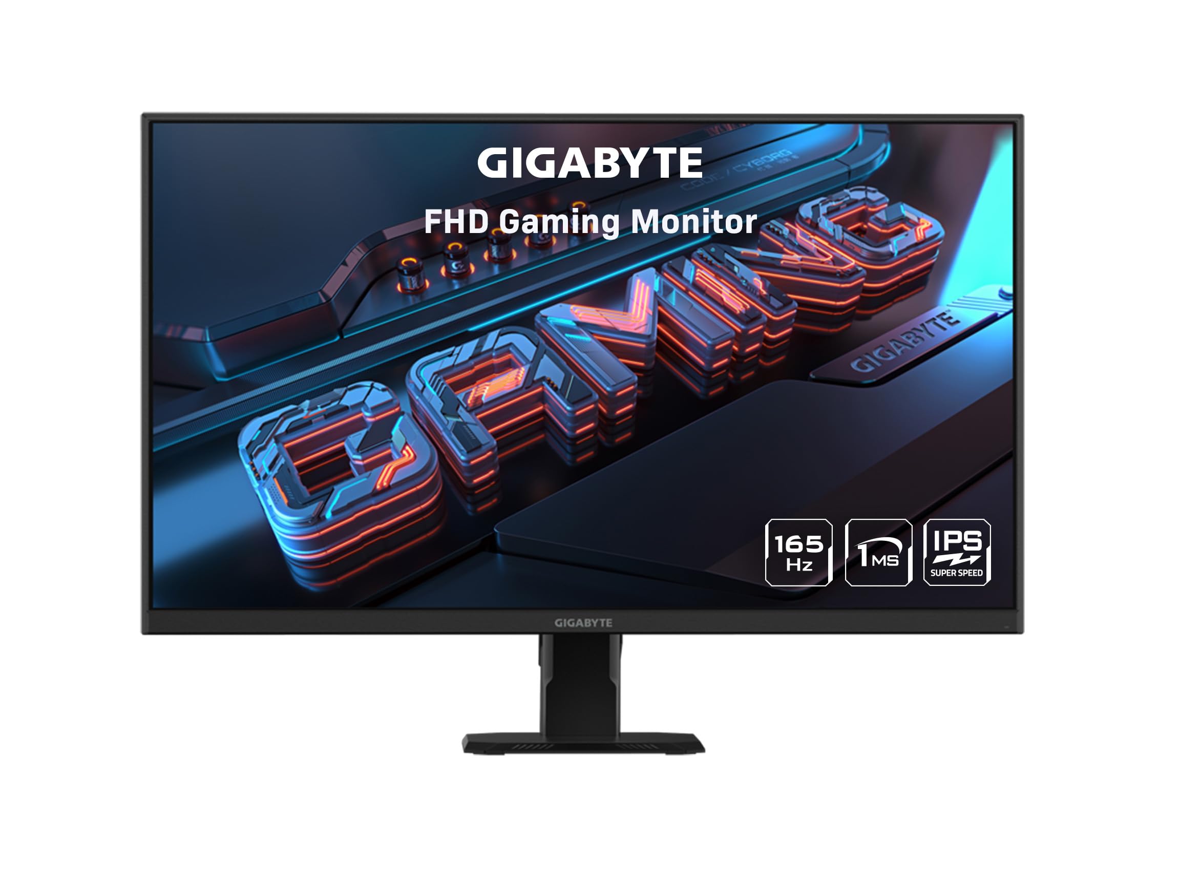 Monitor Gigabyte 27P Hdr Fhd 1920X1080 165Hz Oc 170Hz 1Ms Mprt Ips Ergonomico Freesync Dp Gs27F Us - GIGABYTE