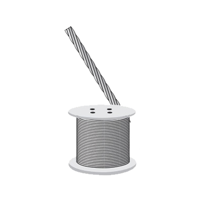 Cable retazo 75 metros d/retenida 3/16 resistencia galv. clase A SRET474CAM*75MTS - Código: SRET474CAM*75MTS | Compra en Guadalajara